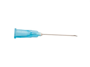 TERUMO AGANI HYPODERMIC NEEDLES 23Gx1" - 0.6x25mm - AN*2325R1 - bláar - sótthreinsaðar - 7609