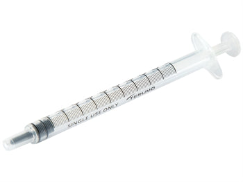 TERUMO sprautur án nál 1 ml Tuberculin - samhverfur Luer Slip - MDSS01SE - sótthreinsaðar - 37640