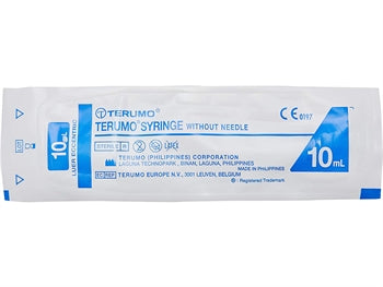TERUMO sprautur án nál 10 ml - ósamhverfur Luer Slip - MDSS10ESE - sótthreinsaðar - 37645
