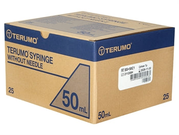 TERUMO sprautur án nál 50 ml - kateternál - SS+50C1 - sótthreinsaðar - 37648