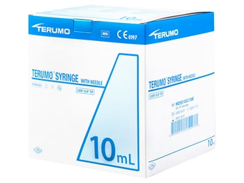 TERUMO sprautur með nál 10 ml - 21Gx1/2" - MDSS10S2138E - sótthreinsaðar - 37659