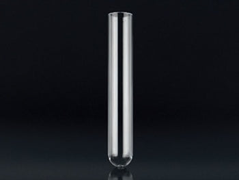 PRÓF RÖR 12x75 mm - 5 ml - sívalur, án brúnar - 37902