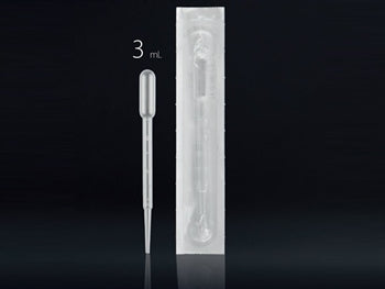 PASTEUR PIPETTE 3 ml - sótthreinsað - 37954
