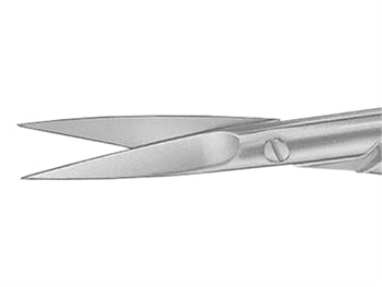 AESCULAP IRIS ÞUNN SÁMUR - beinn - skörp/skörp - 11 cm - BC110R - 39101