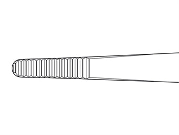 AESCULAP skurðarskeið - beint - 14.5 cm - BD047R - 39162