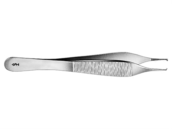 AESCULAP Adson skurðarskeið - knúið - beint - tennur 1x2 - 12 cm - BD512R - 39174