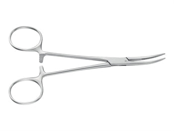 AESCULAP KELLY HEMOSTATIC TANGIR - boginn - blunt - 14 cm - BH135R - 39201