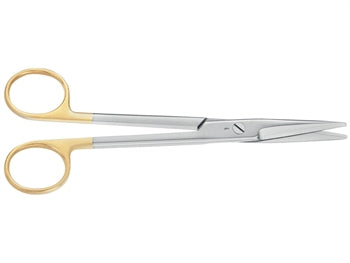 AESCULAP MAYO TC DUROTIP SCISSORS - straight - blunt/blunt - 17 cm - BC252R - 9355
