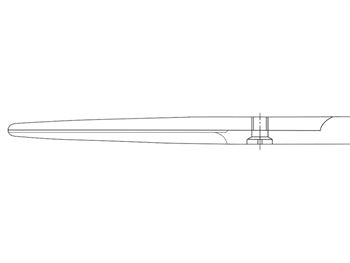 AESCULAP MAYO TC DUROTIP SKERÐINGAR - beinar - blunt/blunt - 17 cm - BC252R - 39355