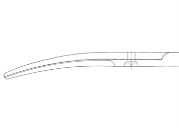 AESCULAP MAYO TC DUROTIP SKERÐINGAR - beinar - blunt/blunt - 17 cm - BC253R - 39356
