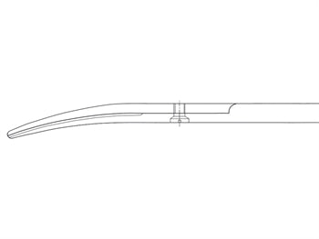 AESCULAP METZENBAUM TC DUROTIP SKERÐINGAR - beinar - blunt/blunt - 14.5 cm - BC261R - 39365