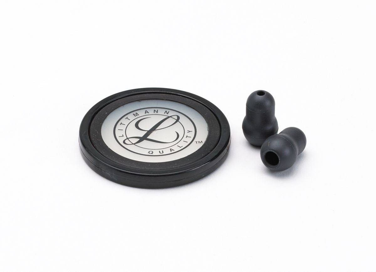 Littmann varahlutasett 40011 fyrir Master Cardiology – svart – innihald settsins