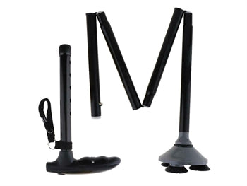 TRUSTY CANE with LED lights - black - 43045