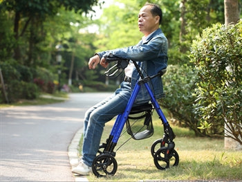 LÉTTUR ROLLATOR - samanbrjótanlegur - blár - 43160