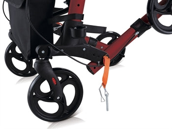 KOMPAKT ROLLATOR - samanbrjótanlegur - rauður - 43162