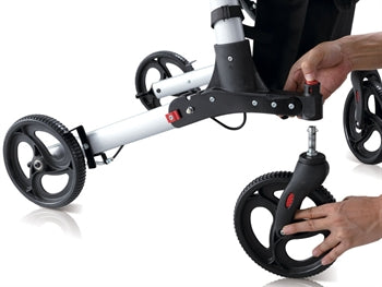 STÍLLEGUR ROLLATOR - samanbrjótanlegur - silfur - 43164