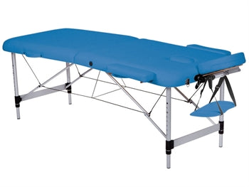 2-SECTION ALUMINIUM MASSAGE TABLE - dökkblár - 44021