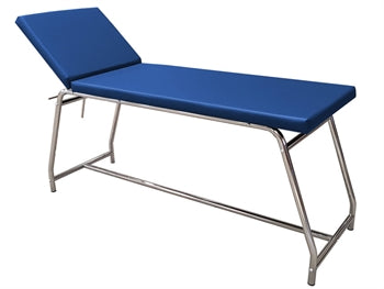 SKOÐUNARBORÐ hleðsla 120 kg - króm, dökkblár dýna - 44457