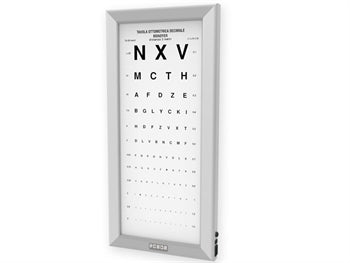 ULTRA SLIM LED OPTOMETRÍSKUR SKJÁR - Monoyer - 44711