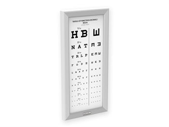 ULTRA SLIM LED OPTOMETRÍSKUR SKJÁR - Blandaður tugur - 44712