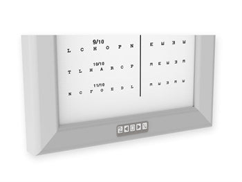 ULTRA SLIM LED OPTOMETRÍSKUR SKJÁR - Blandaður tugur - 44712