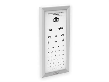 ULTRA SLIM LED OPTOMETRÍSKUR SKJÁR - Börn - 44713