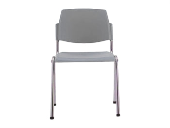 STAKKSTÓLLUR með armi - grár - 45008
