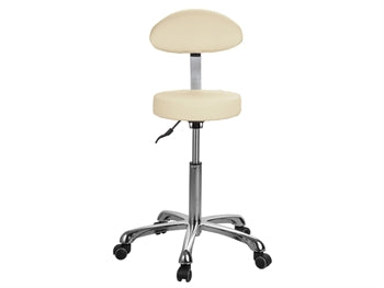 STÓLL með bakstoð - ljós beige - 5246