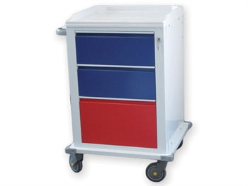MODULAR KERRA málað stál með 2+1 skápum - 45604