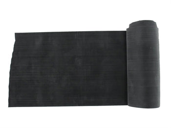 LATEX-FRÍTT ÆFINGABAND 5.5 m x 14 cm x 0.40 mm - svartur - 47014