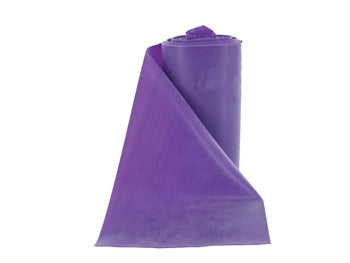 LATEX-FRÍTT ÆFINGABAND 5.5 m x 14 cm x 0.60 mm - fjólublár - 47016