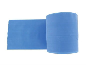 LATEX-FRÍTT ÆFINGABAND 45 m x 14 cm x 0.35 mm - blátt - 47023