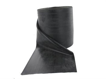 LATEX-FRÍTT ÆFINGABAND 45 m x 14 cm x 0.40 mm - svartur - 47024