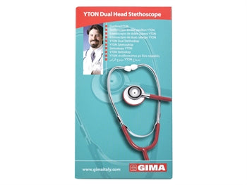 YTON DUAL HEAD HLUSTUNARPÍPA - Y rauður - 49512