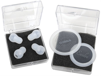 GIMA EVOLVE KIT: 2 FLJÓTANDI DÍAFRAMAR + 2 PÖR AF EYRANUM - gegnsær - varahlutir - 49581