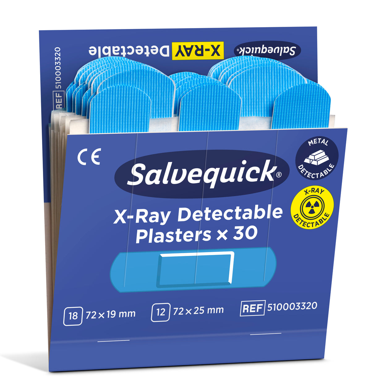 Salvequick X-Ray greinanlegir plástrar – áfylling 30 stk.