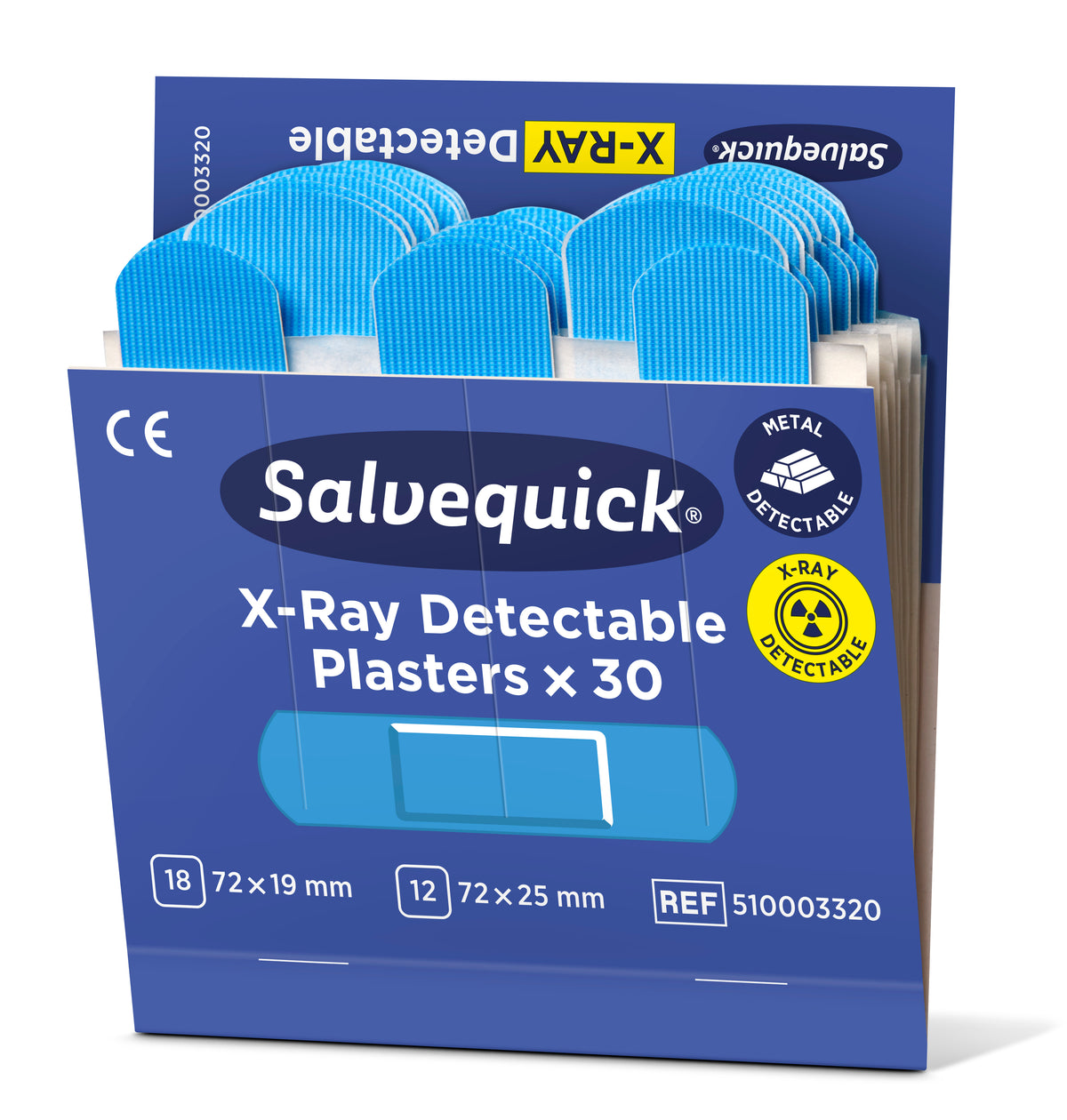 Salvequick X-Ray greinanlegir plástrar – áfylling 30 stk.