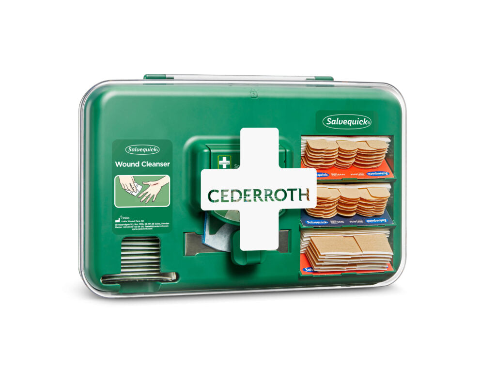 Cederroth sárameðferðarskammtari – plástrar, Soft Foam og klútar
