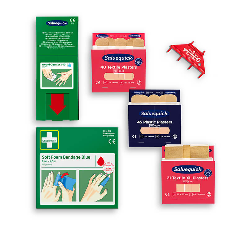 Cederroth áfyllingarpakki fyrir Wound Care Dispenser