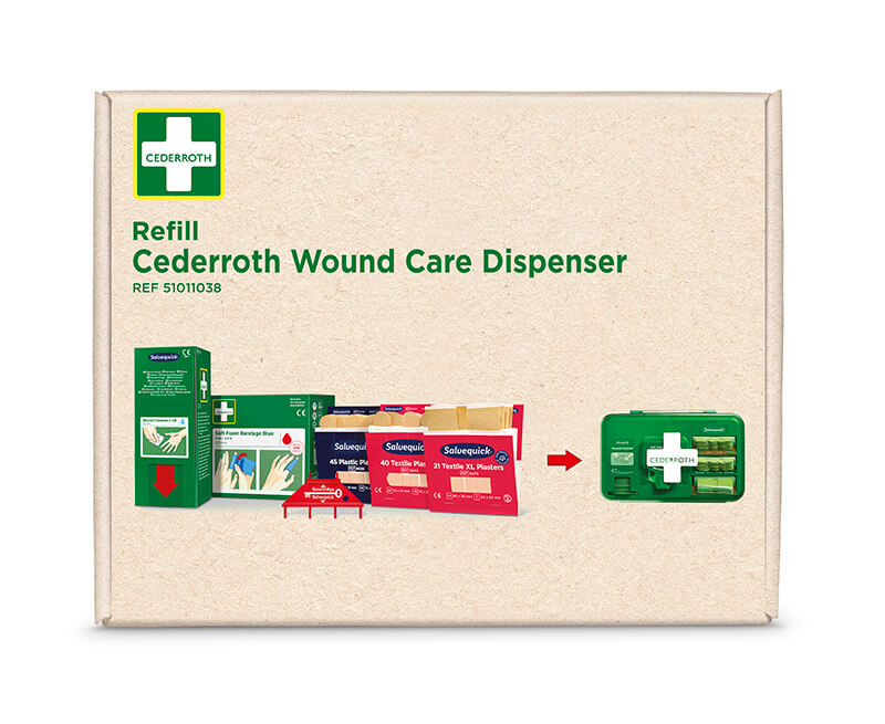 Cederroth áfyllingarpakki fyrir Wound Care Dispenser