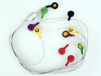 ECG LEAD WIRE - 10 rafeindir hnappategund - varahlutur fyrir 54300 - 54303