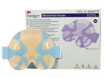 TEGADERM 3M SILICONE FOAM BORDER DRESSING 15x17 cm - 59598
