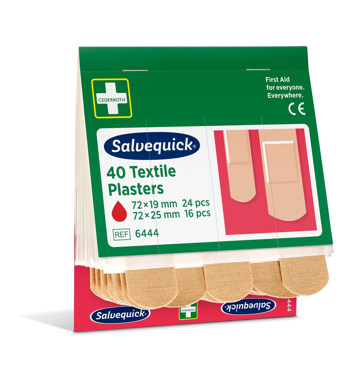 Salvequick textílplástrar – áfylling 40 stk.