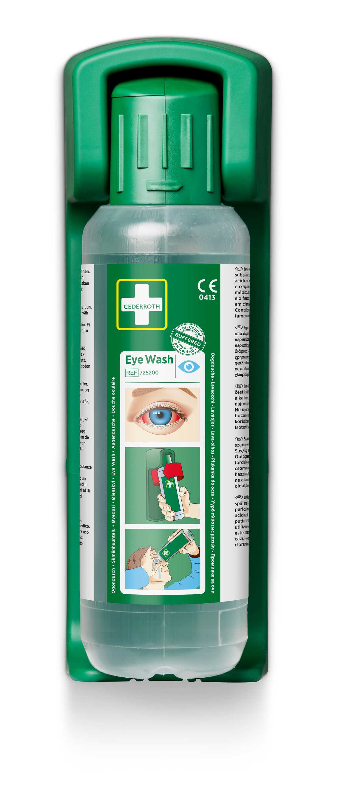 Cederroth veggfesting fyrir 500 ml augnskolsflösku