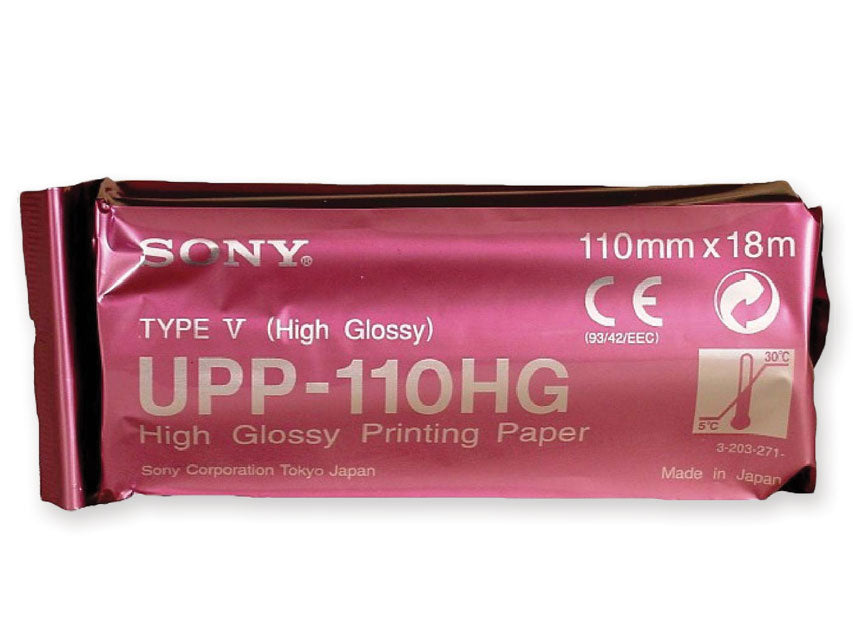 SONY UPP-110HG prentpappír – 110 mm x 18 m – 10 rúllur