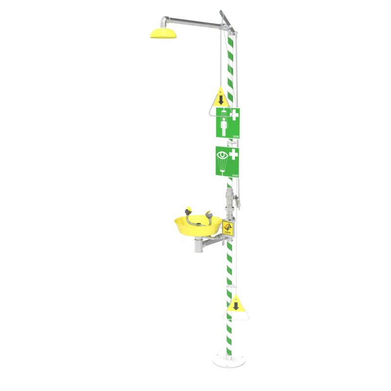 8010 Self-draining Emergency Station with Eye wash