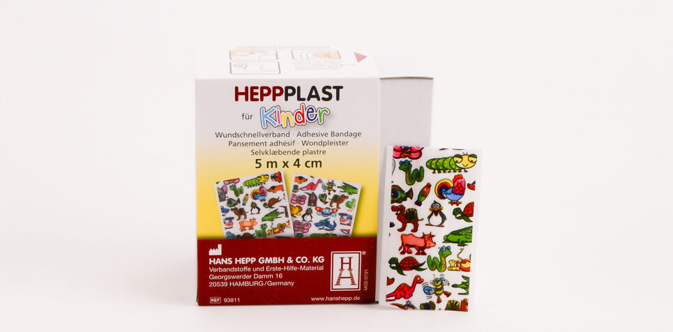 HEPPPLAST plástur (barna) 5 m x 4 cm