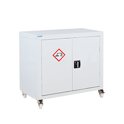 Færanlegur skápur fyrir sýrur og basa - með 1 hillu - (h) 840mm – FyterTech AAC849046M – mynd 2