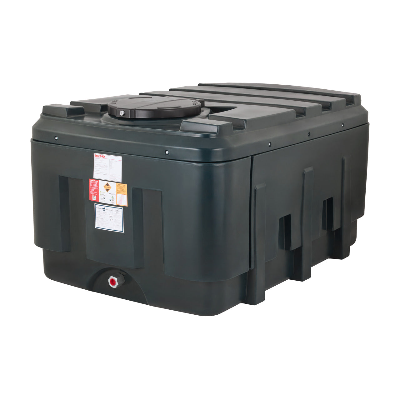 Lágprófíl 1200ltr olíugeymslutankur með innbyggðri lekavörn – FyterTech BTLP1200 – mynd 2