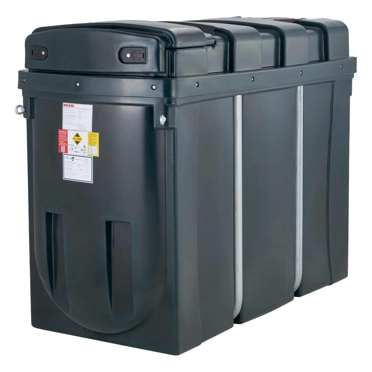 Láréttur 1550 lítra dísil dreifitankur – FyterTech DDH1550 – mynd 2